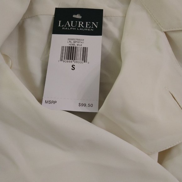 Lauren Ralph Lauren Double Breasted Blouse Top S NWT - Picture 4 of 4